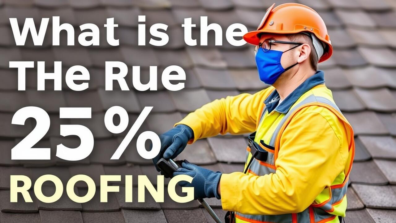 What is the 25% roofing rule in Florida?