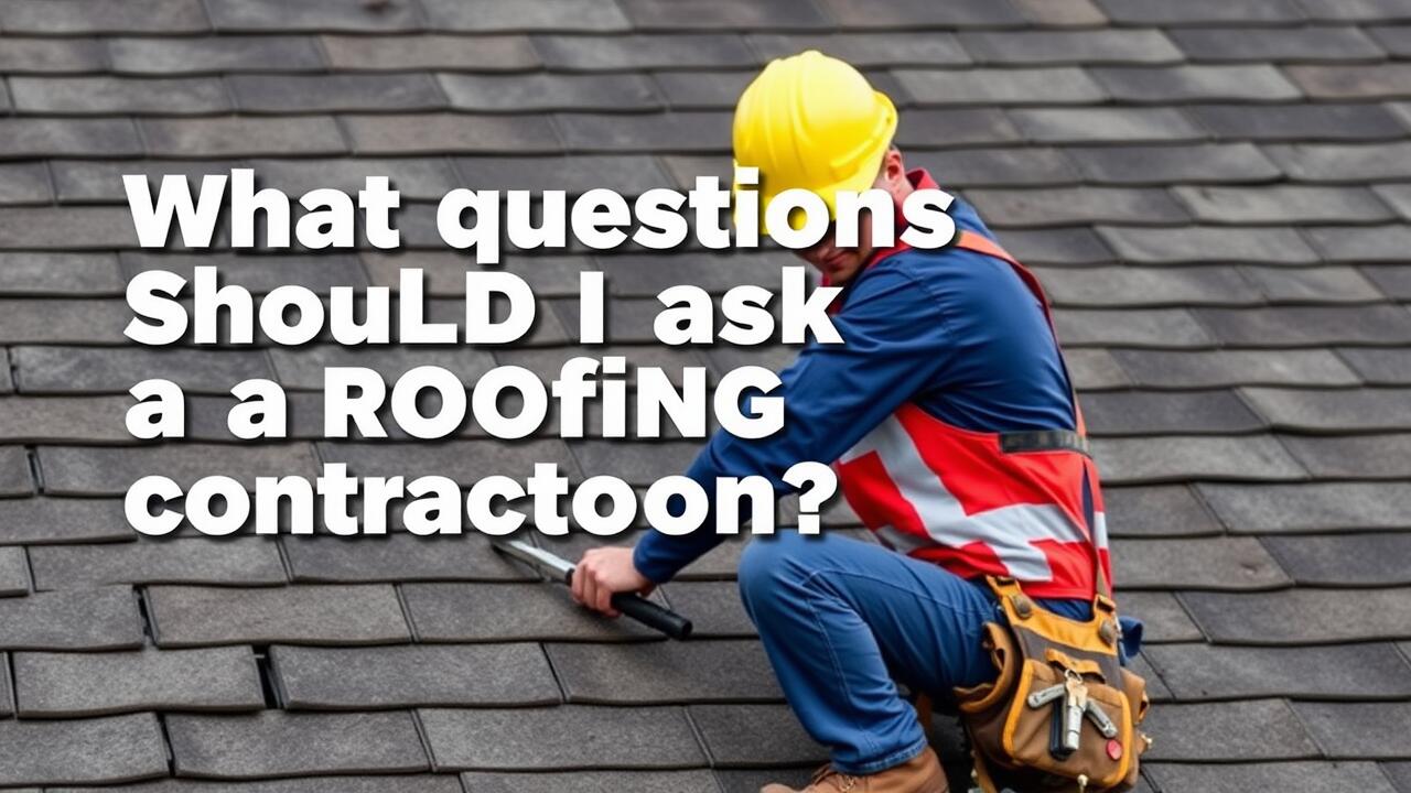 What questions should I ask a roofing contractor?
